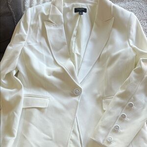 Tahari ASL Cream Blazer